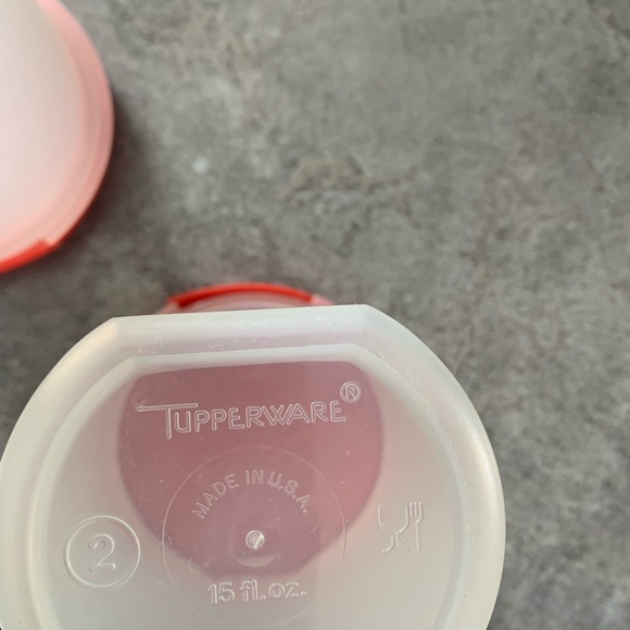 Red and White Storage Container Set - Picture 4 of 4